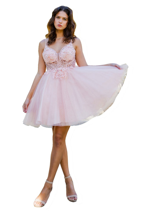 Multi Color Illusion Sparkly Tulle Special Occasion Dress for Women, Sizes XS-3XL - SophiasStyle.com